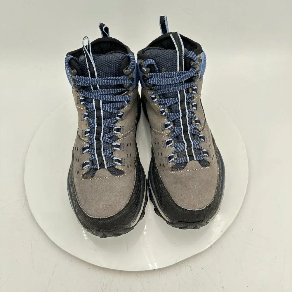 Hoka One One Tor Summit Mid Women Size 7 1008983-SGHY Steel Grey Hydrangea Shoes